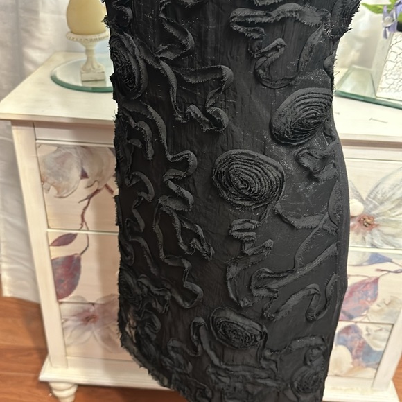 Black Dress with Soutache Embroidery - Picture 5 of 6